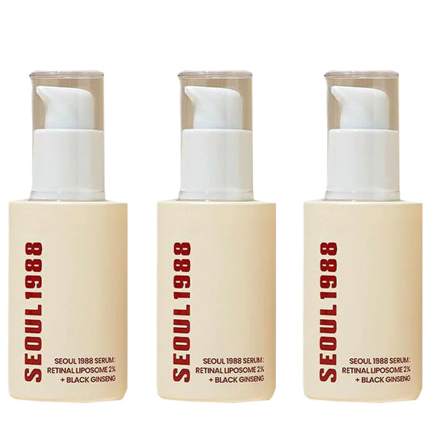 Korean SEOUL 1988 Serum Black Ginseng 2% Nicotinamide Removal Fade Melasma Dark Spots Corrector Soothing and Balancing Skin Care