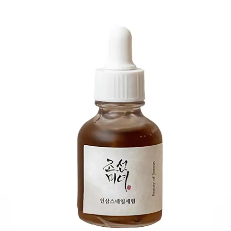 Korean Beauty Essence 30ml Moisturizing Ampoule Face Anti Aging Nicotinamide Whitening Ginseng Snail Repair Raise Skin Color