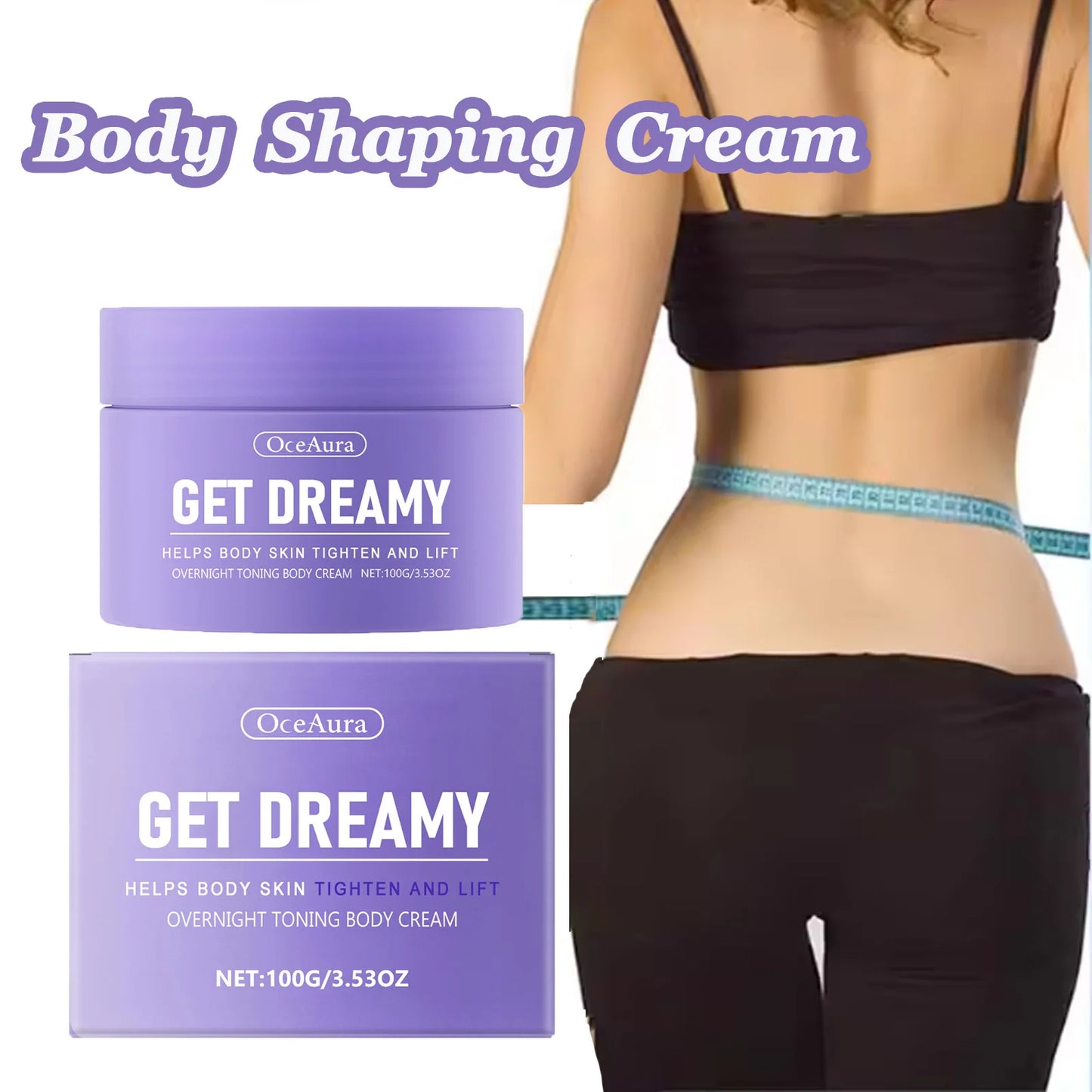Body Shaping Cream Firming Lifting Moisturizer Skin Improving Sagging Tightens Skin Contours Smooth Massage Body Sculpting Cream