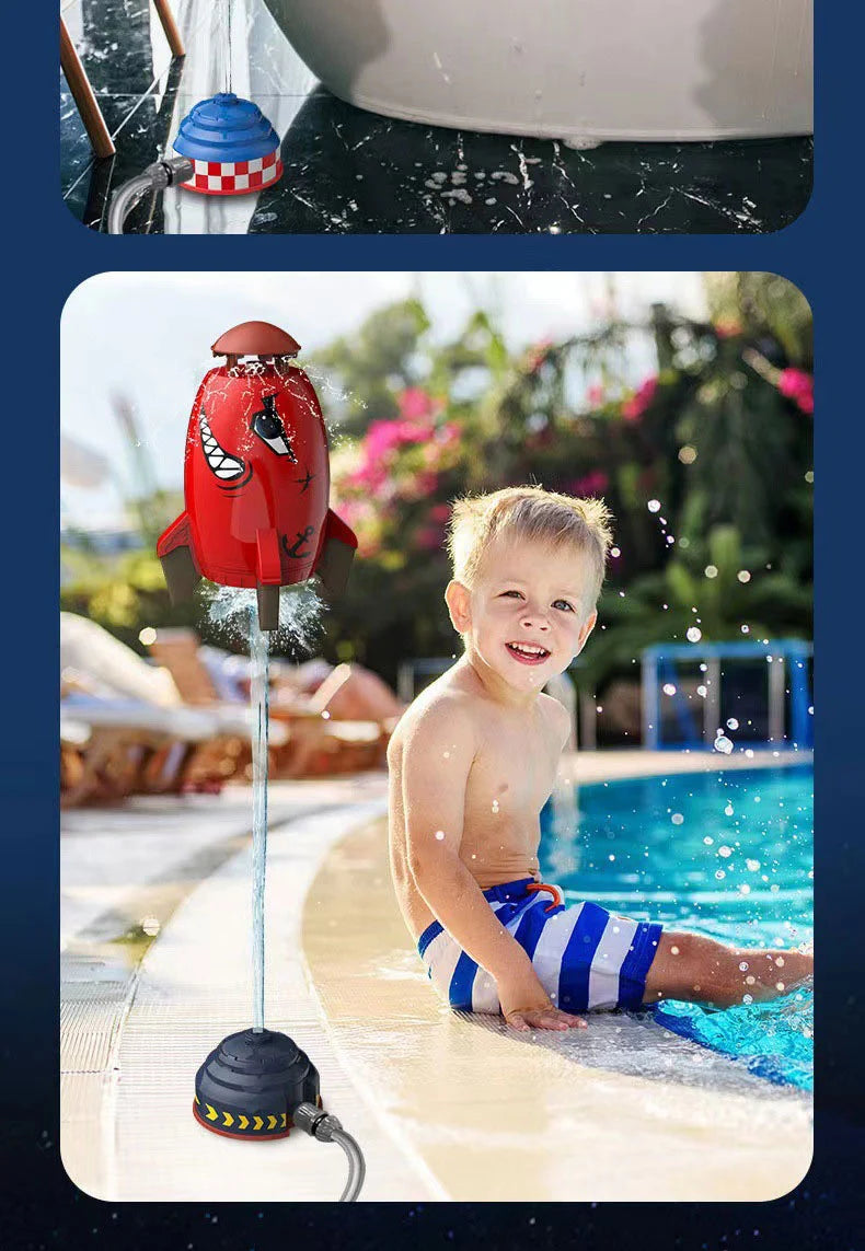 Outdoor Rocket Water Toy