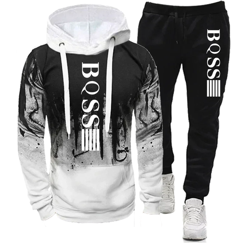 Men's Hoodies Are Men's Clothing, Splash-ink Sweatshirts, Suits, Men's Sportswear, Pants, New Hoodies and Sweatshirts, Sportswea