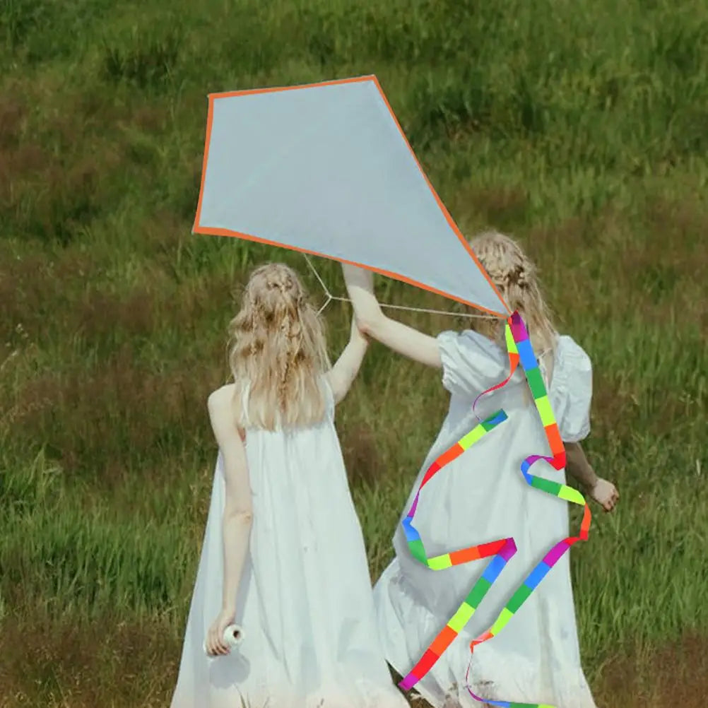 5 Blank Kites Kids Craft H Painted Coloring Kit 30m Line Interesting Blank Kite Boards Mini Teaching Toy Outdoor Project