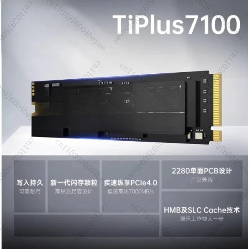TiPlus7100 M.2 2280 7000MB/s 4TB 2TB 1TB Hard Disk Gen4 X4 M2 Internal Solid State Drive for Desktop PC