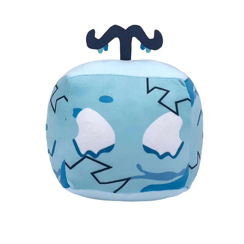 15cm Blox Fruits Plush Toys Anime Bloxfruits Devil Fruit Leopard Pattern Box Plush Pillow Soft Stuffed Toy Doll Children Gifts