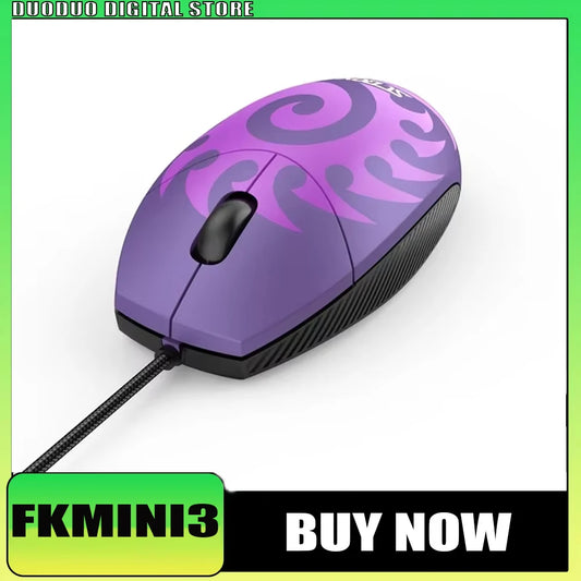 COMMATECH FKMINI3 Wired Gaming Mouse CF/RTS Lightweight Two Handed Use E-sport Mouse The Choice Of Professional E-sports Players