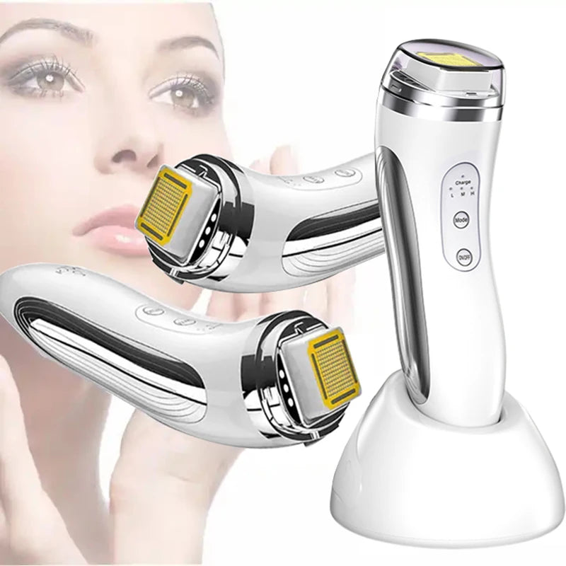RF Radio Frequency Face Lifting Device Dot Matrix Beauty Massager Home Wrinkle Remover Skin Tightening Facial Massage Machine
