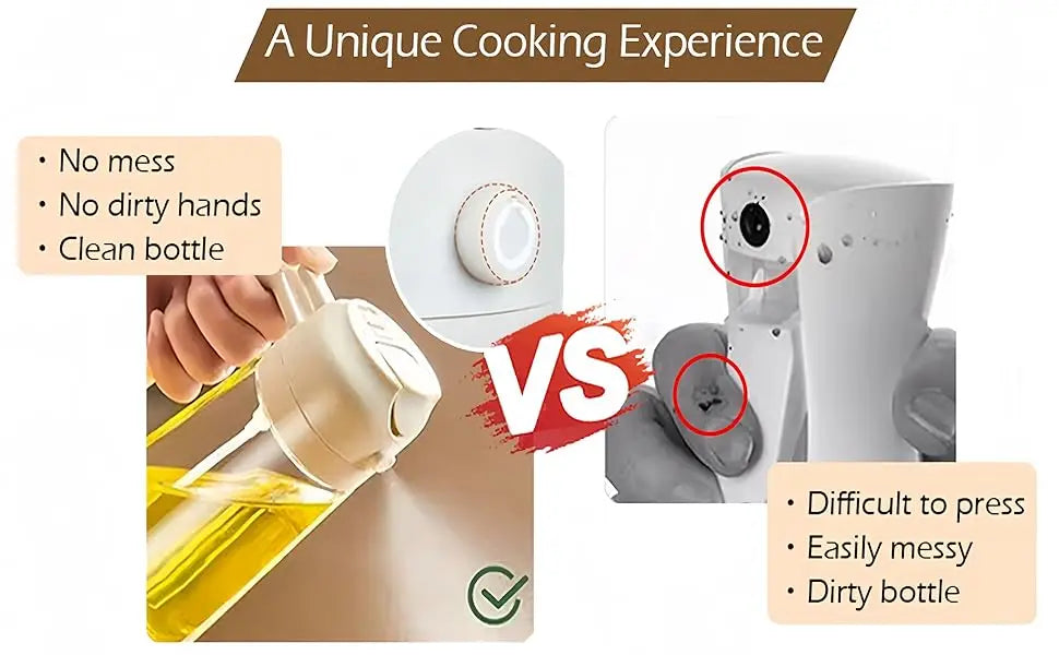 200/300/500ML Pneumatic Spray Bottle Fitness Barbecue Spray Oil Dispenser Kitchen Oil Spray Bottle Cooking Olive Oil Sprayer