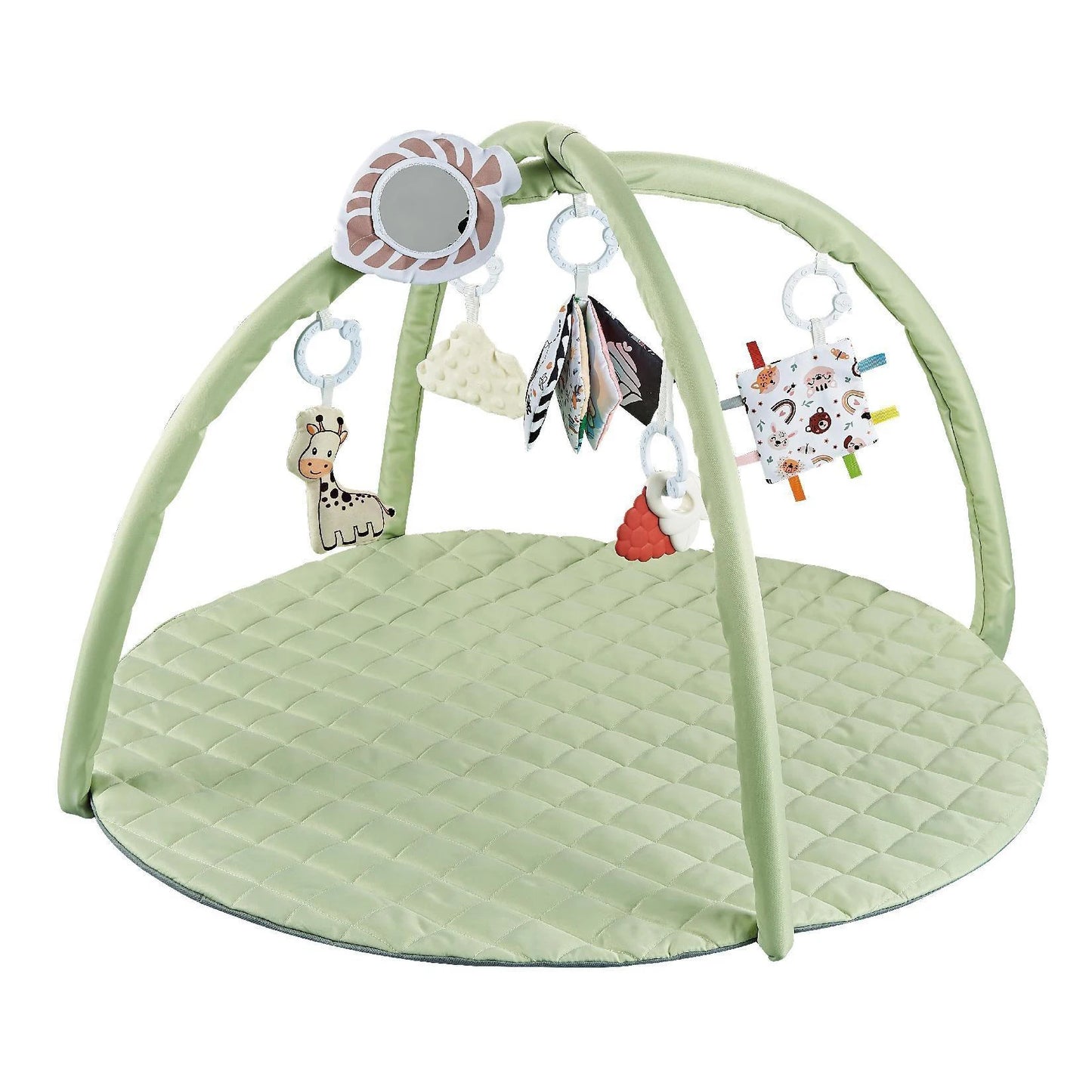 Baby Toys Crawling Play Mat with Cartoon Detachable Hangers Soft Thickened Floor Games Pad Baby Climb Training Toys Props