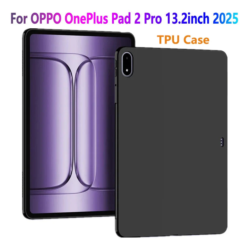 For OPPO Oneplus Pad 2 Pro 13.2 inch 2025 Silicone Case OPD2413 Anti-drop TPU Soft Tablet Cover For One Plus Pad2 Pro13.2"Funda