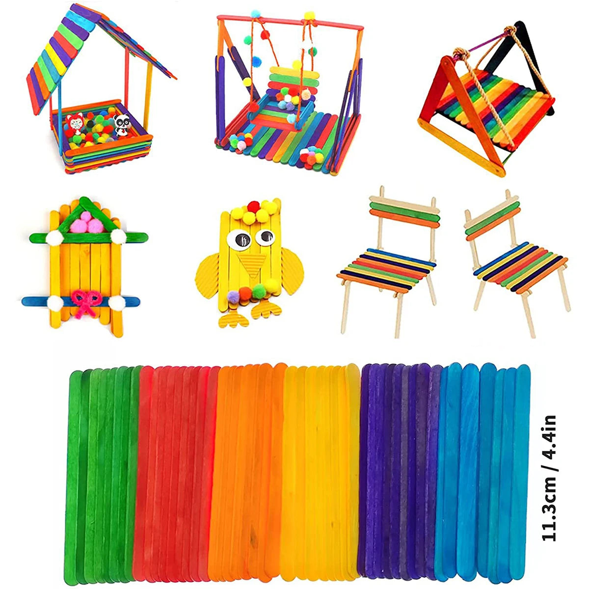 1219pc Kids DIY Art Craft Sets Children Craft Supplies Kits Creative Craft Set for School Projects DIY Activities Party Supplies