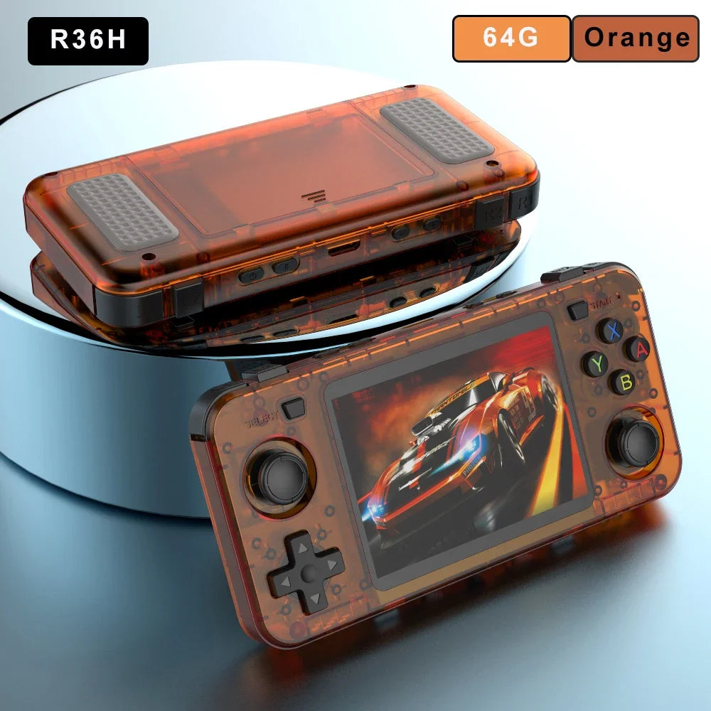 2025 New R36H Retro Handheld Console Open-Source Linux System Classic Game Consoles 3.5 inch IPS Screen Portable Video Player