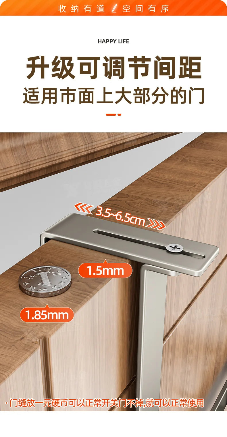 Luxury Non-Perforated Coat Hook - Heavy Duty Bathroom & Door Hanger, No Drill Wall Hook for Towels/Robes, Space-Saving Design