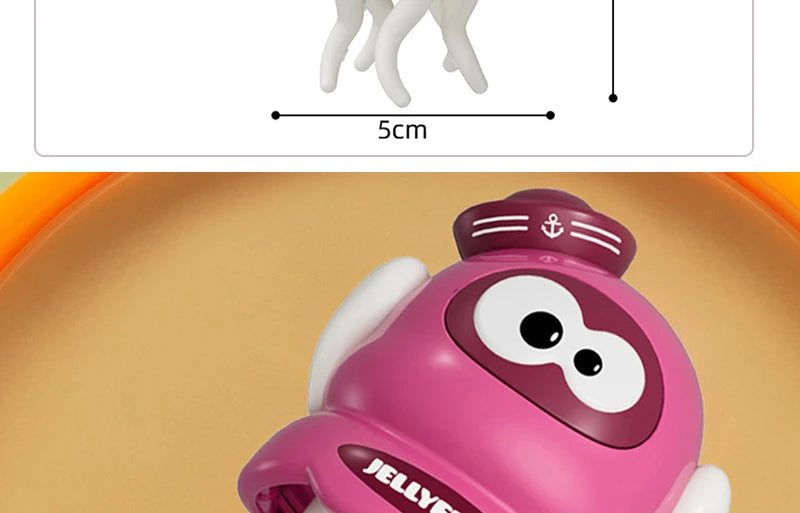 Cute Dancing Jellyfish Wind Up Toy Crawling Moving Animal Funny Fidget Stress Relief Game Creative Decor Novelty Adult Kids Gift