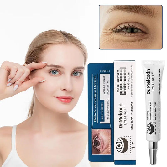 Dr.Melaxin Deeply Hydrating Eye Cream - Lightens Dark Circles Smooths Under-Eye Area Firms Lifts Suits Women Skin Care