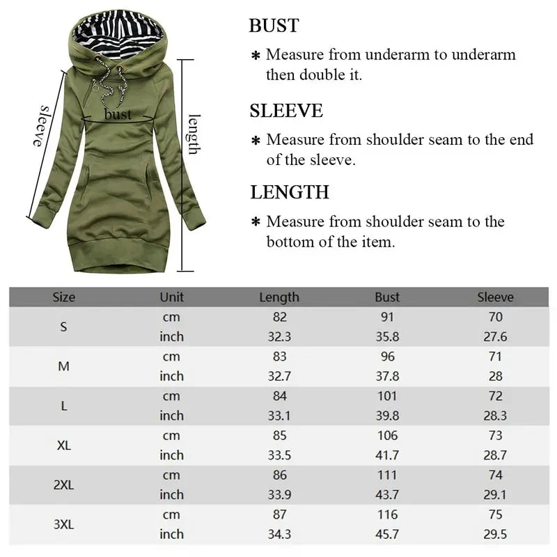 Women Sweater Dress Long Sleeve Hoodie Dress Autumn Winter Casual Slim Sweater Hoodies Dress