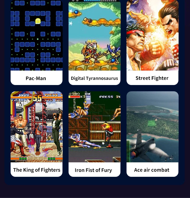 X80 Retro Handheld Game Console 7 Inch Screen HD TV Portable Game Player Built-in 16GB 10000 Games 10 Simulators for PS/PS1/MAME