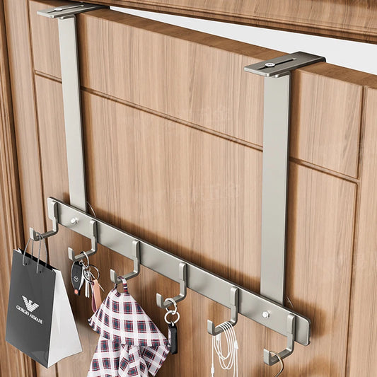 Luxury Non-Perforated Coat Hook - Heavy Duty Bathroom & Door Hanger, No Drill Wall Hook for Towels/Robes, Space-Saving Design