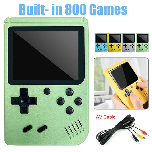Mini Handheld Retro Video Game Console Built-in 800 Classic Games Gameboy Gifts