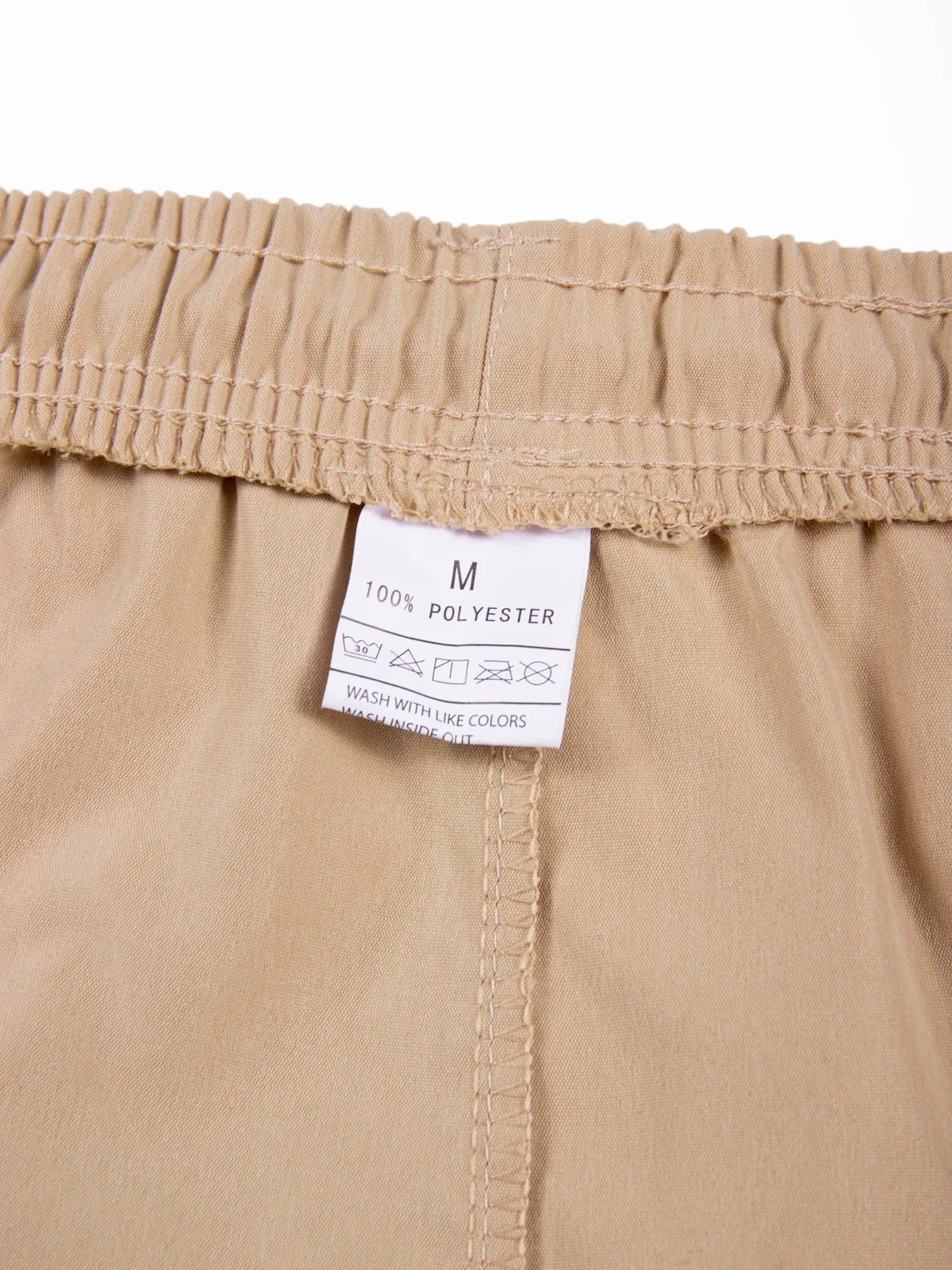 Men's Cargo Shorts Summer Oversized Pants Elastic Waist Large Size Outdoor Jogging Sweatpants Trend Multi Pockets Men Clothes