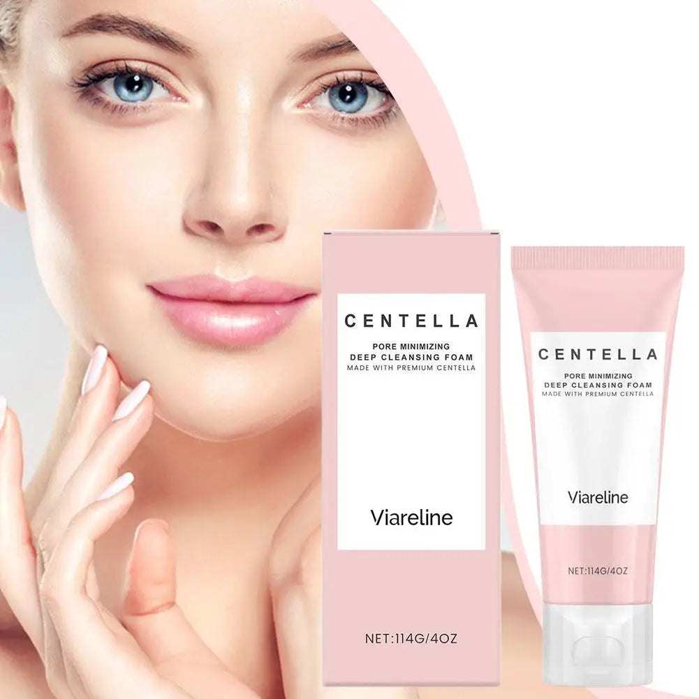 Centella Asiatica Moisturizing Facial Cleanser Deeply Cleanses Facial Skin Repairs Barrier Soothes Sensitive Discomfort Skincare