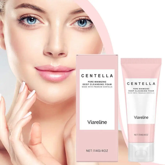 Centella Asiatica Moisturizing Facial Cleanser Deeply Cleanses Facial Skin Repairs Barrier Soothes Sensitive Discomfort Skincare