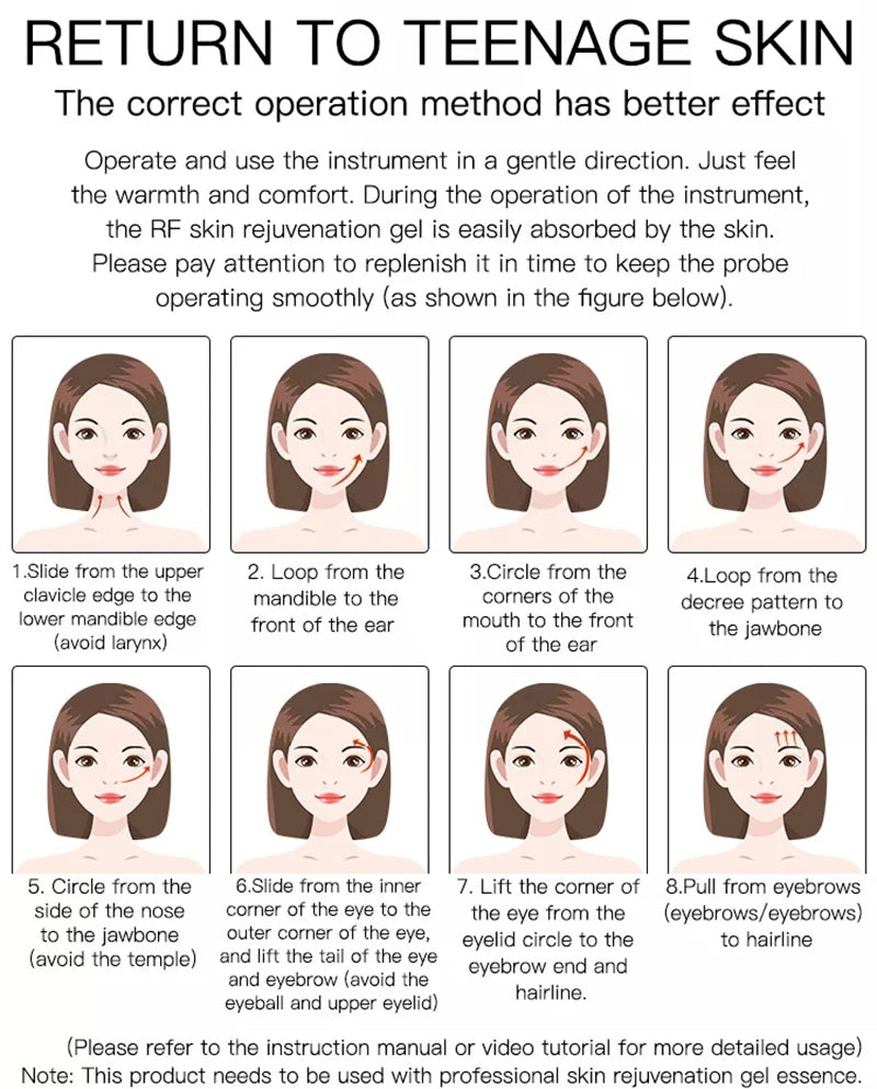 3 in 1 RF Radio Frequency Beauty Machine Facial And Body Radiofrequency Anti Aging Skin Care RF Skin Tightening Lifting machine