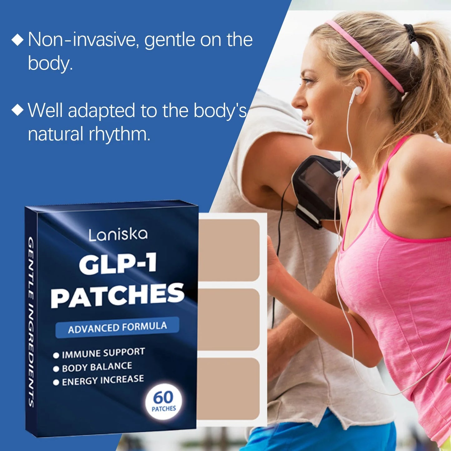 60 Glutathione Transdermal Patches Activate Body Energy Detox Enhance Concentration Immunity Anti Fatty Liver  Care Sticker