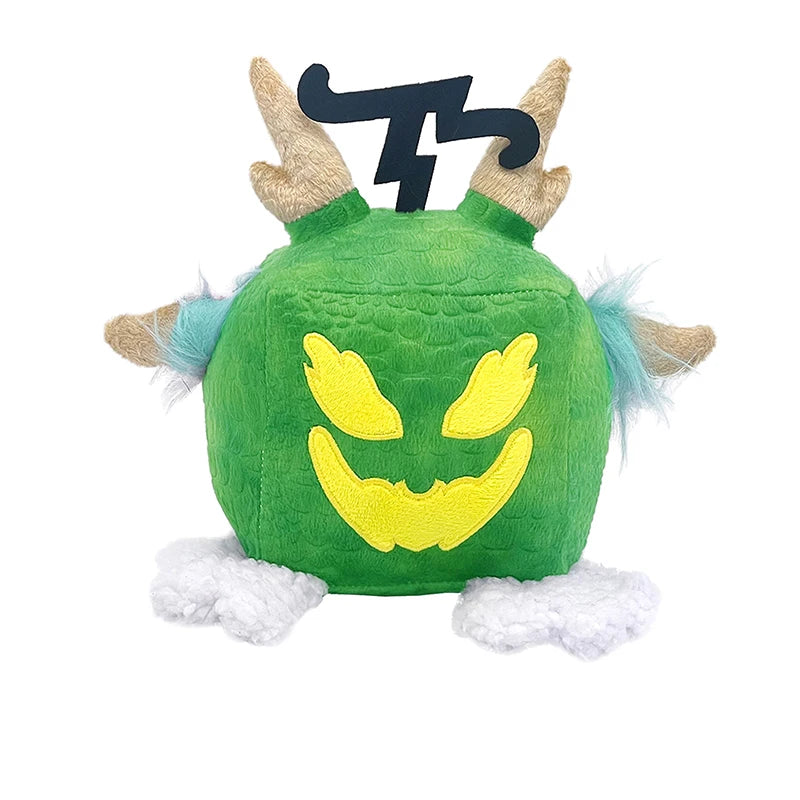 15cm Blox Fruits Plush Toys Anime Bloxfruits Devil Fruit Leopard Pattern Box Plush Pillow Soft Stuffed Toy Doll Children Gifts