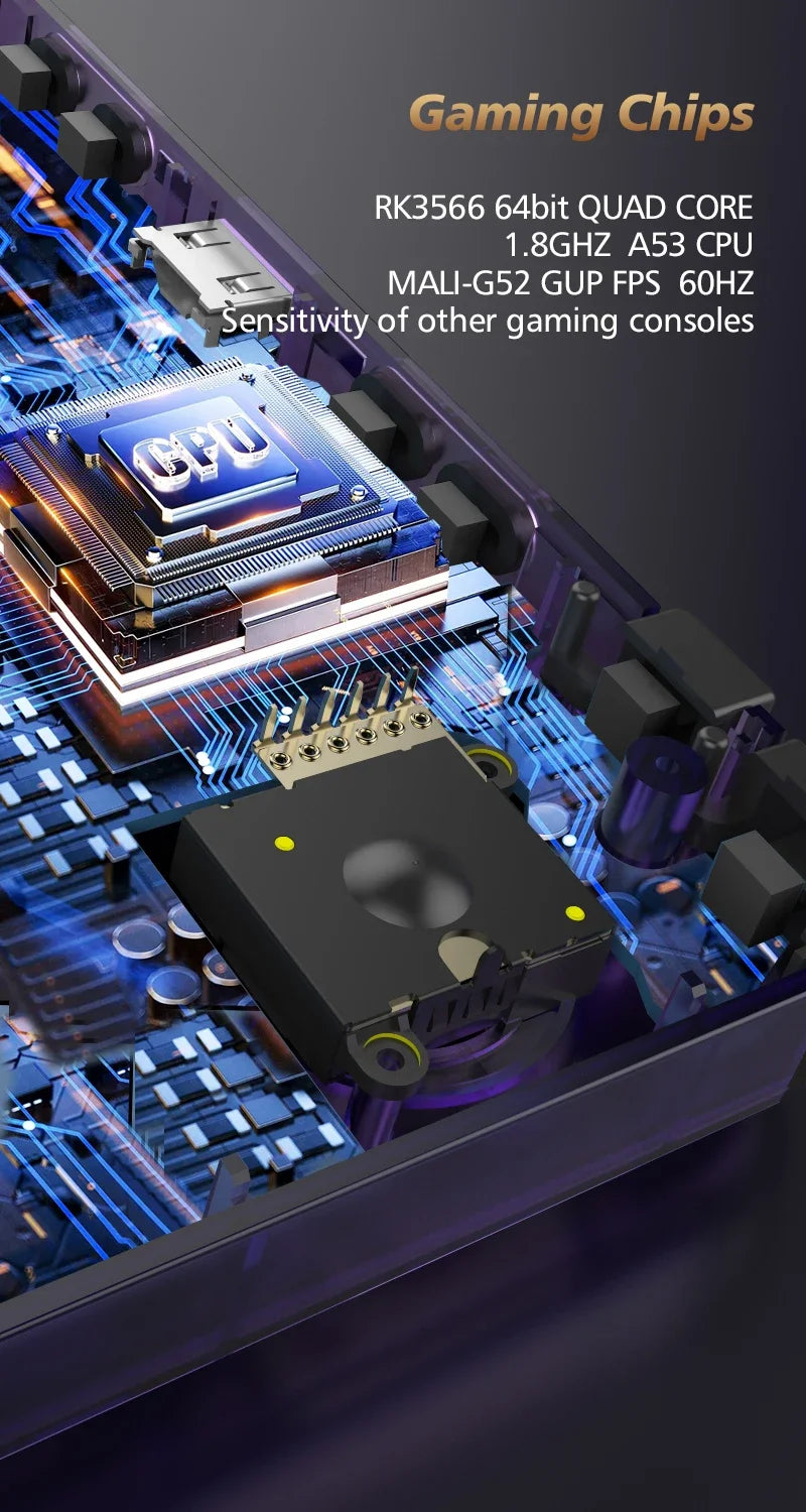 2025 New R36H Retro Handheld Console Open-Source Linux System Classic Game Consoles 3.5 inch IPS Screen Portable Video Player