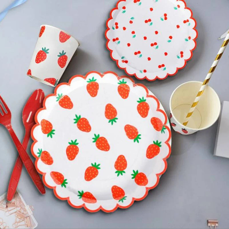 Strawberry Party Supplies and decorations
