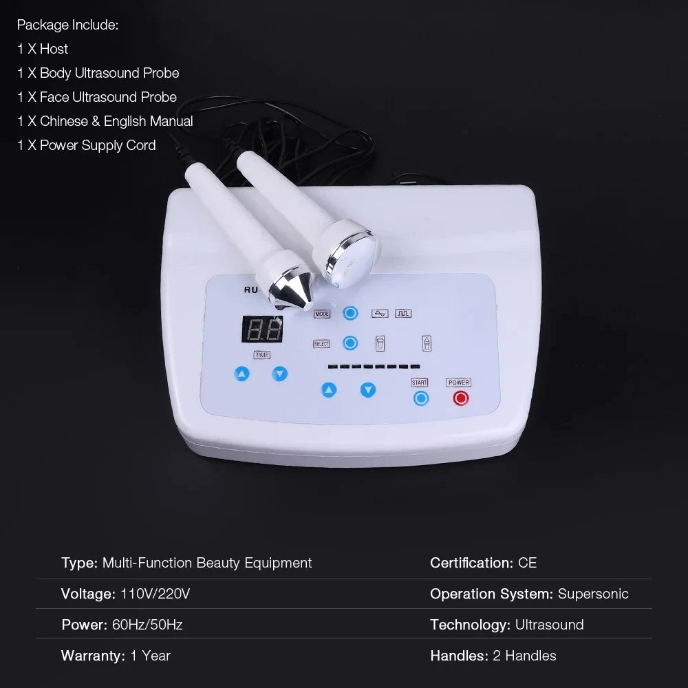 Ultrasonic Women Skin Care Whitening Freckle Removal High Frequency Lifting Skin Anti Aging Beauty Facial Machine