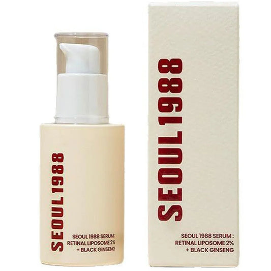 Korean SEOUL 1988 Serum Black Ginseng 2% Nicotinamide Removal Fade Melasma Dark Spots Corrector Soothing and Balancing Skin Care