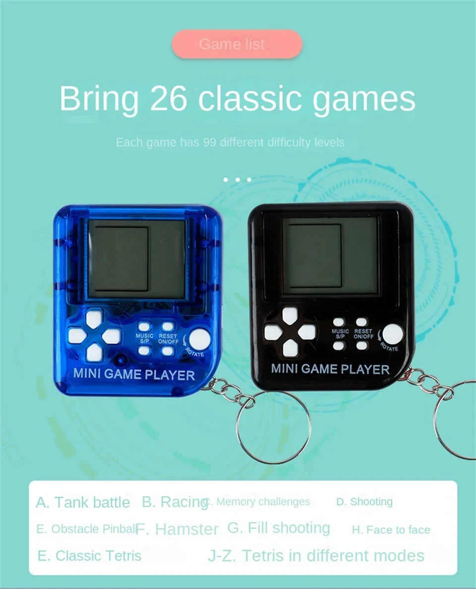 Retro Mini Handheld Game Players Classic Electronic Games Hand Held Console Game Child Puzzle Gaming Console Toys Gift