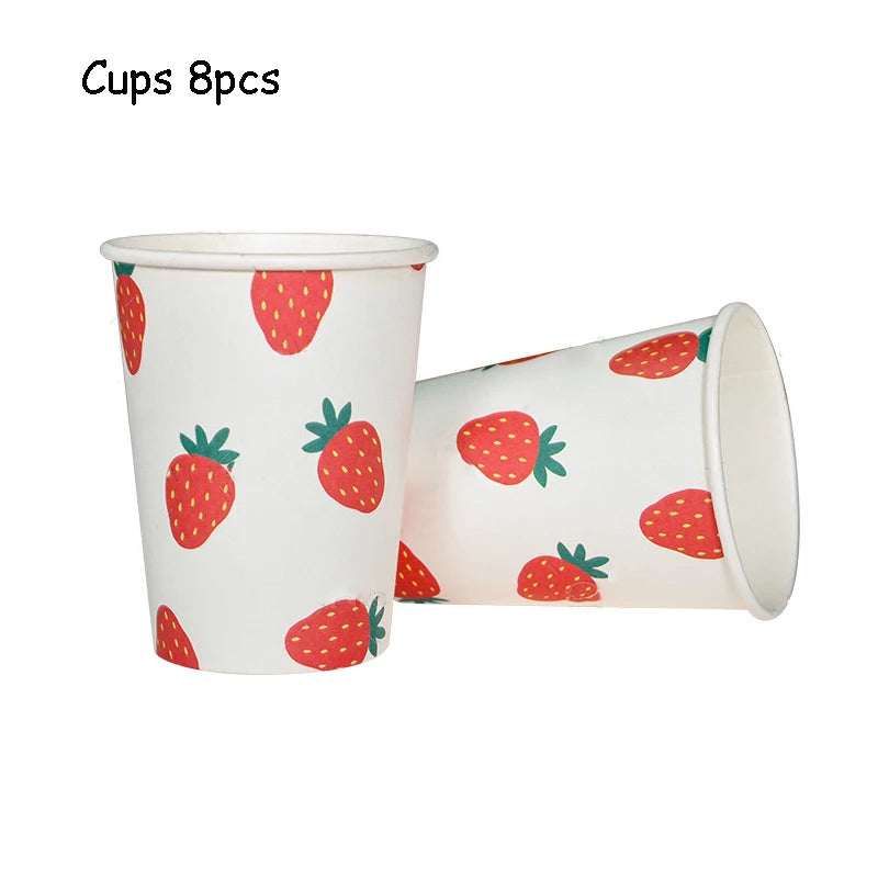 Strawberry Party Supplies and decorations