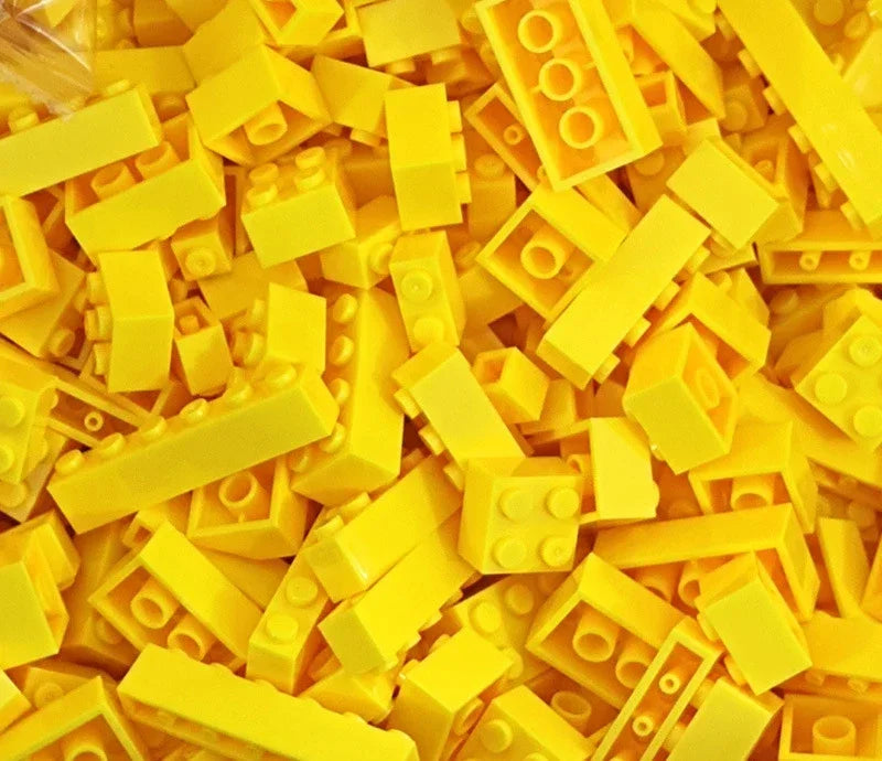 120Pcs Building Blocks Bulk Lot Pack Sorted By Color Bricks Block Plate Toys Small Particles Bulk Compatible Legoeds DIY Kit