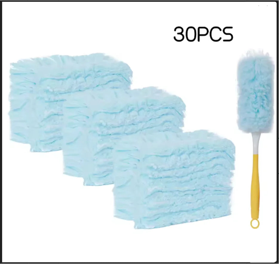 Double sided 360 ° electrostatic dust duster is used for large-scale cleaning of dust, spider webs, and disposable dust collecto