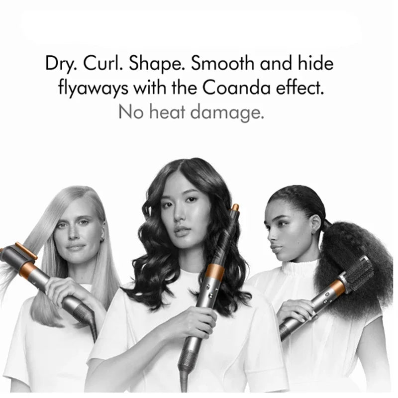 Curling Iron Wearing Hair Dryer Hot Comb Air Professional Curling Iron Hair Straightener Spazzola Capelli 다이슨 HS05 Cepillo