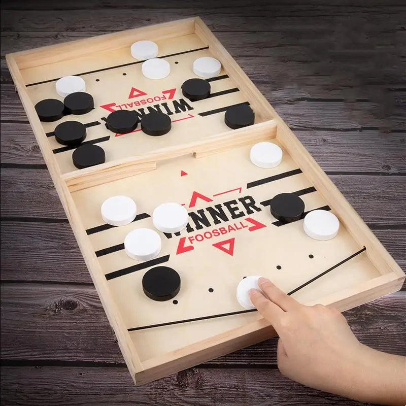 Wooden  Board Game For Adult Children Hand-eye Coordination Training Table Football Battle Games