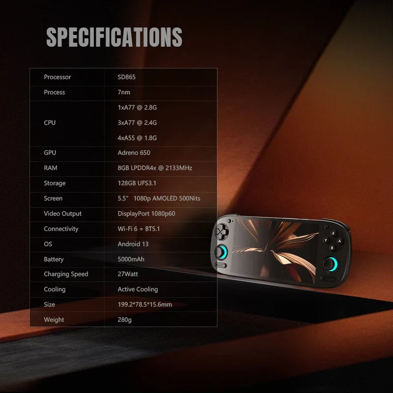 2025 New Retroid Pocket 5 Handheld Game Console