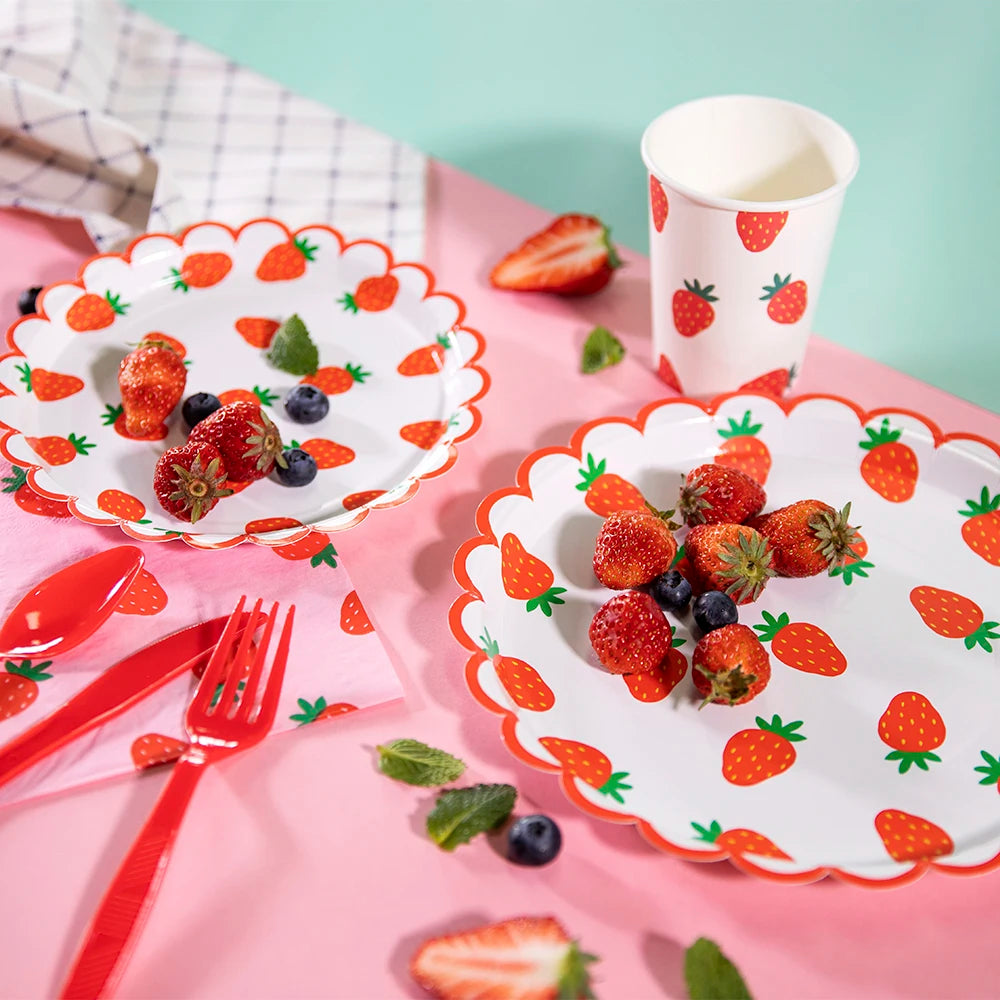Strawberry Party Supplies and decorations