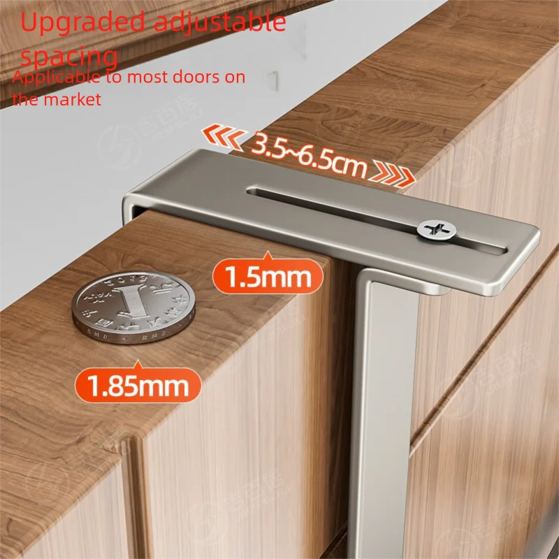 Luxury Non-Perforated Coat Hook - Heavy Duty Bathroom & Door Hanger, No Drill Wall Hook for Towels/Robes, Space-Saving Design