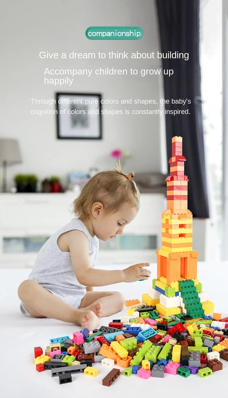 120Pcs Building Blocks Bulk Lot Pack Sorted By Color Bricks Block Plate Toys Small Particles Bulk Compatible Legoeds DIY Kit