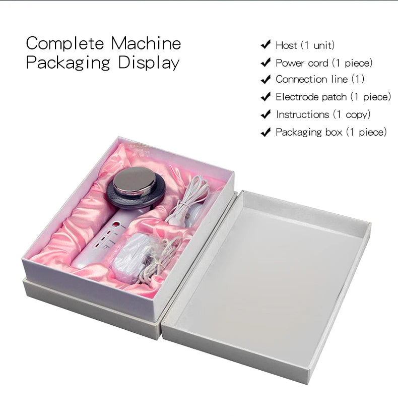 Ultrasonic Cavitation Face Lifting Beauty Machine EMS Infrared Ultrasound Body Slimming Massager Fat Burner Anti Wrinkle Device