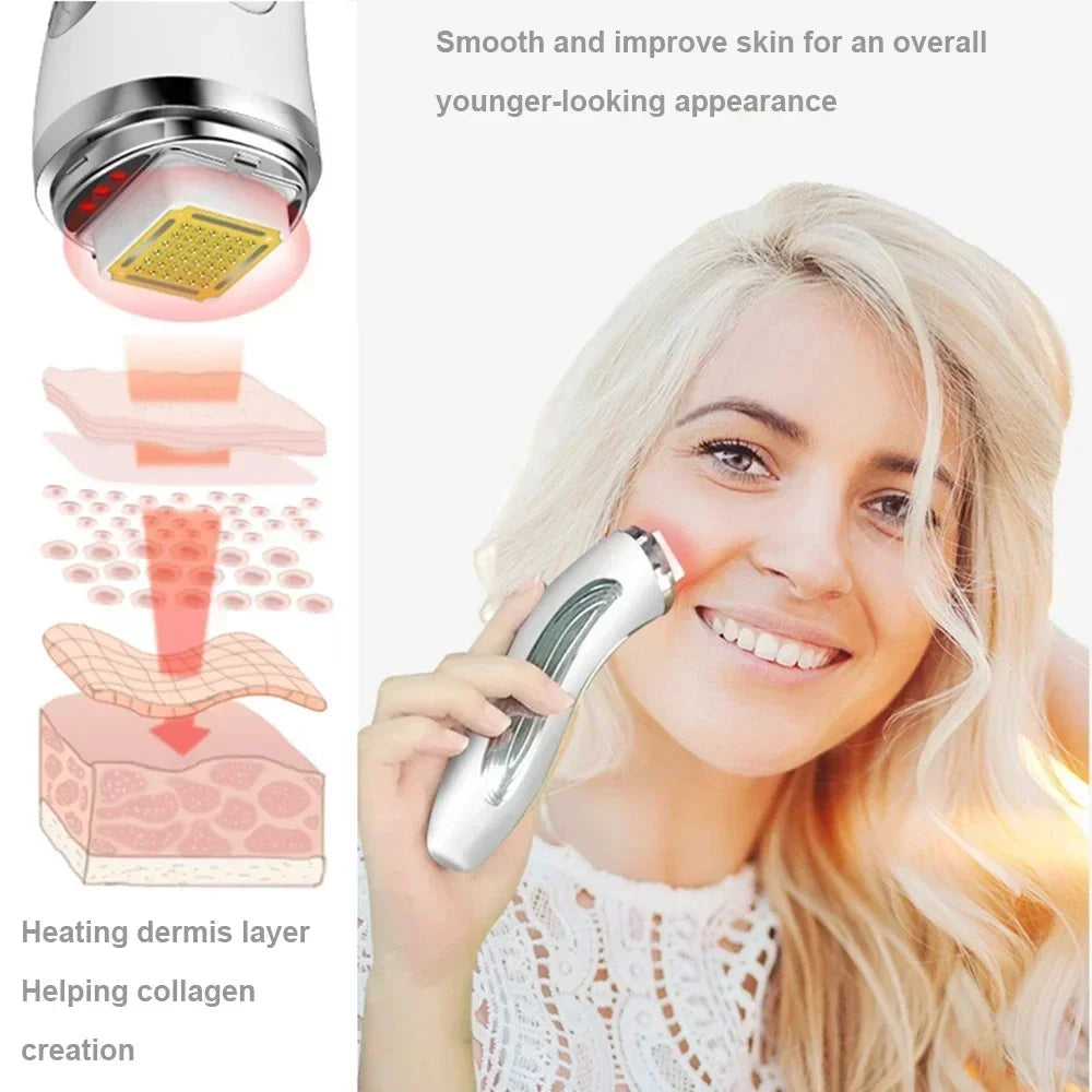 RF Radio Frequency Face Lifting Device Dot Matrix Beauty Massager Home Wrinkle Remover Skin Tightening Facial Massage Machine