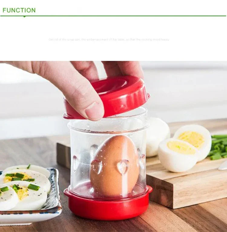 Hand-cranked Automatic Egg Sheller 1pc New Household Shell Peeling Machine Egg Opener Tool Fully Automatic Small Tool VIE LENTE