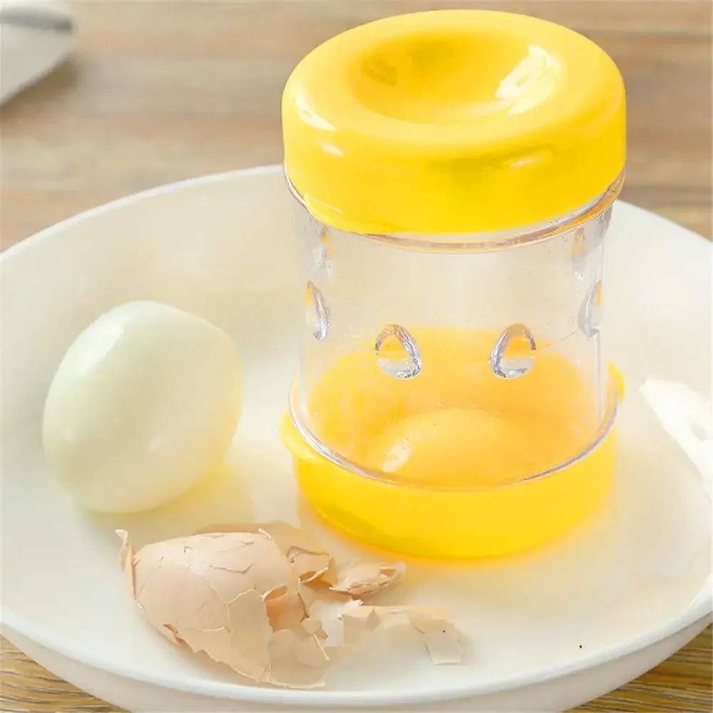 Hand-cranked Automatic Egg Sheller 1pc New Household Shell Peeling Machine Egg Opener Tool Fully Automatic Small Tool VIE LENTE