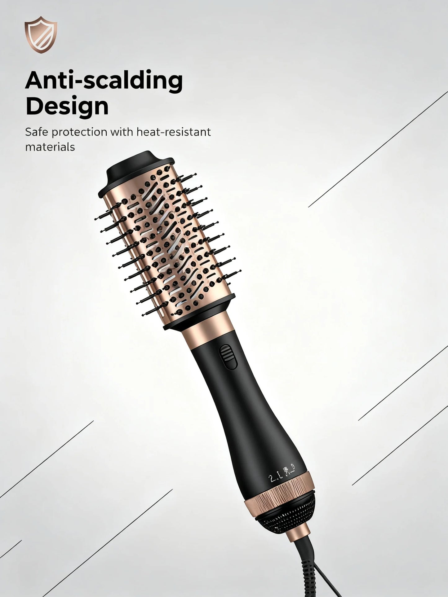 5-in-1 Multifunctional Hair Styling Tools, Hot Air Brush, Hair Dryer, Straightening Brush, Hair Curler, Straightening Brush,220V