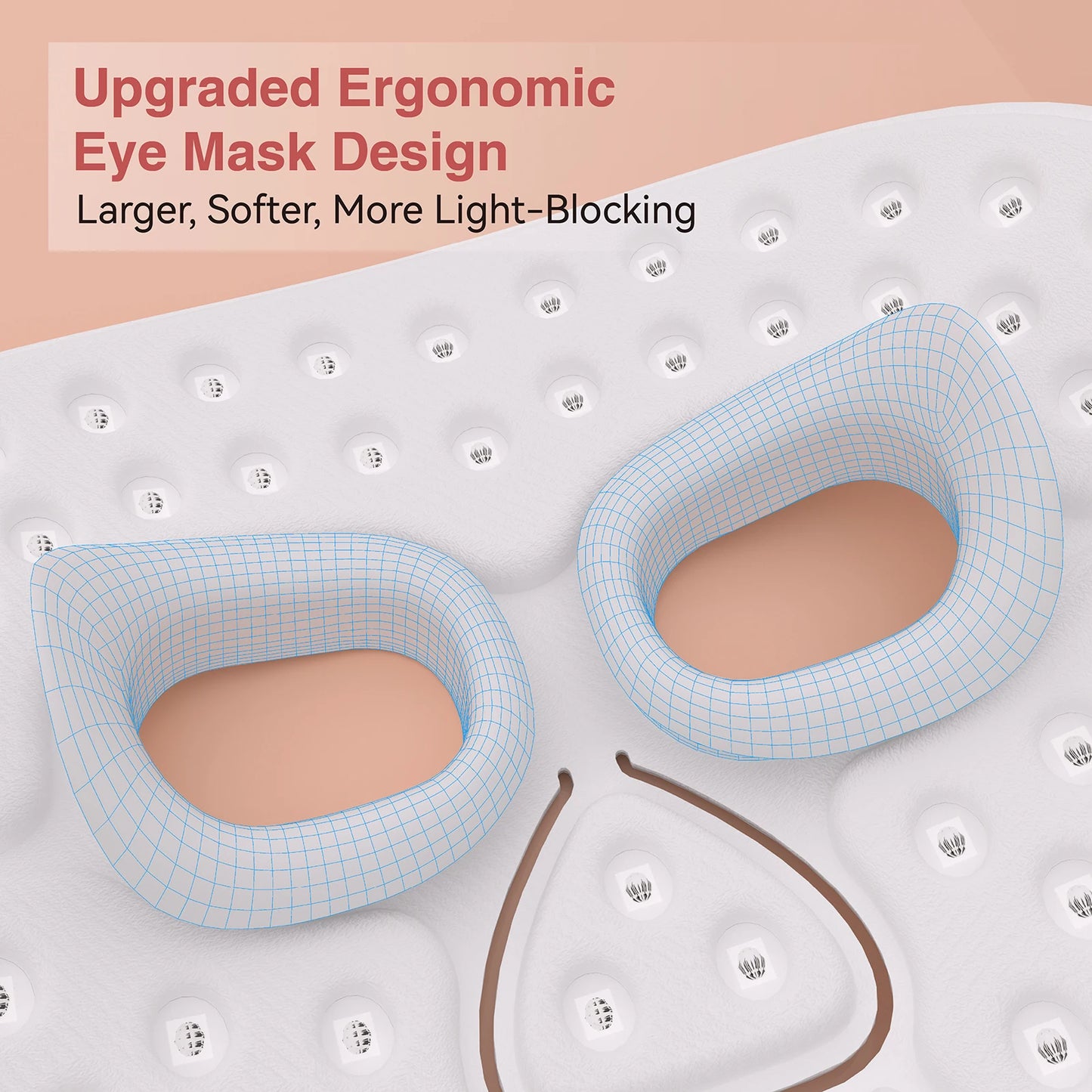 Hello Face M500S LED Mask Device Skin Care Tool Best Gift for lovers, parents, and friends