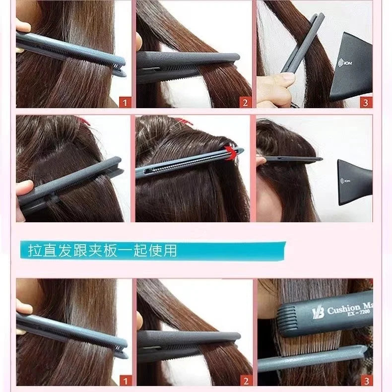 1PC Useful Hair Straighten Salon Comb Hairdressing Smooth Tool Hold Tongs Hair Styling Tools for Women Hair Brush Straightener