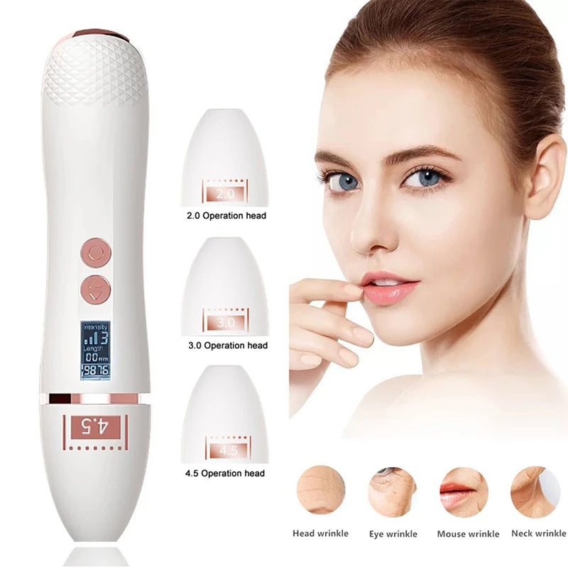 New 7D Mini Hifu Ultrasonic Face Lifting Massager Wrinkle Removal Anti-Aging Skin Tightening Eye Care Beauty Device For Home SPA